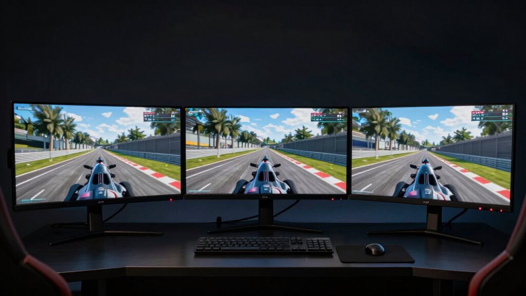 How Triple-Monitor Geometry Changes Sim Racing Perception 7 optimize display and audio