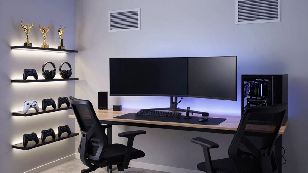 optimize gaming room conditions