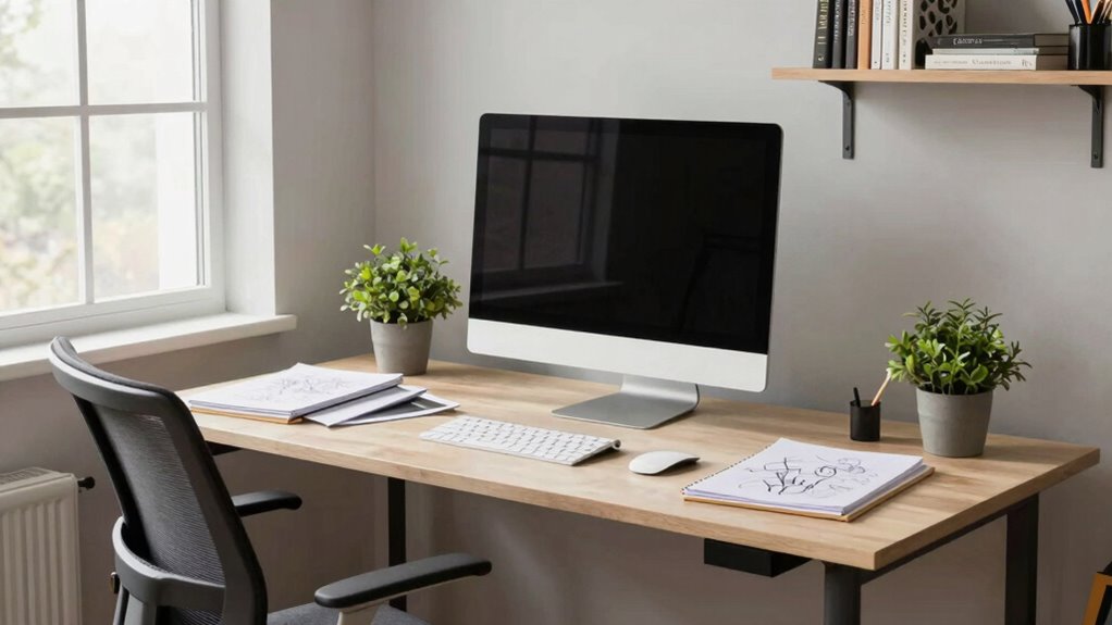 The Studio Desk Problem Nobody Solves With Furniture Alone 4 optimize lighting and organization