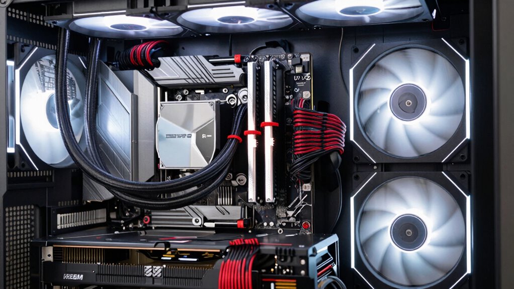 organize cables for cooling