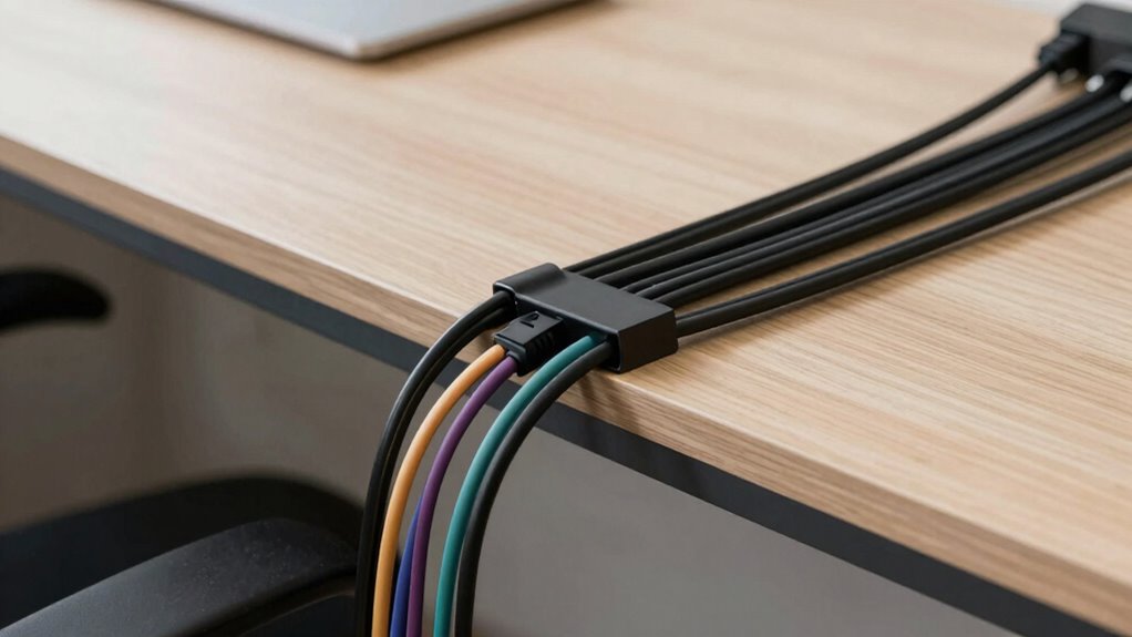 organize cables for efficiency