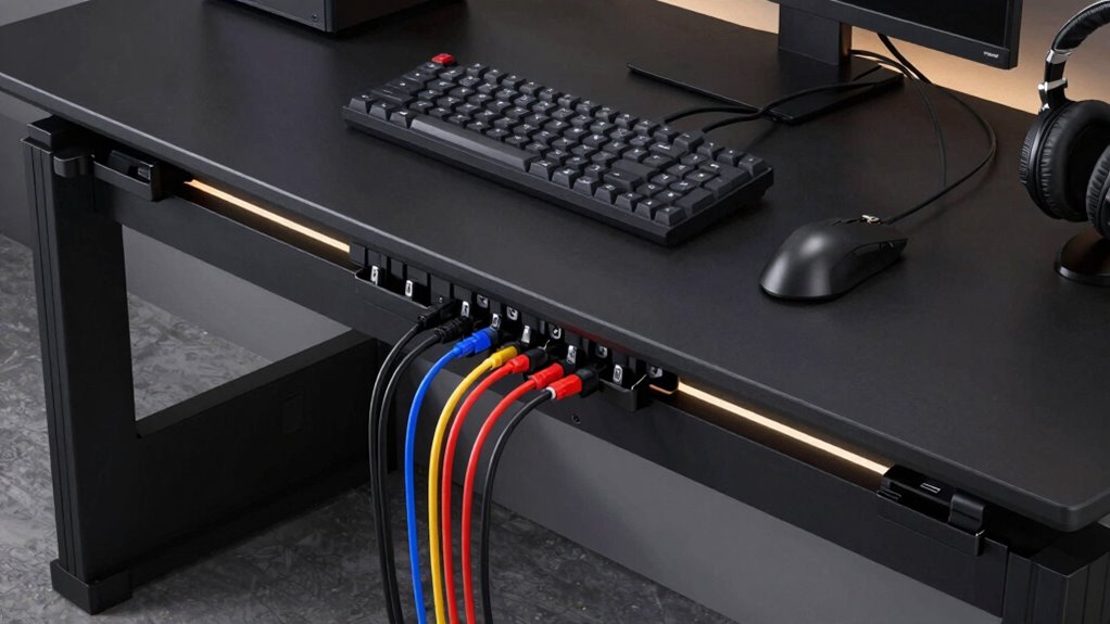 Why Gaming Desks Matter More for Cable Paths Than Style 4 organized cables enhance gaming
