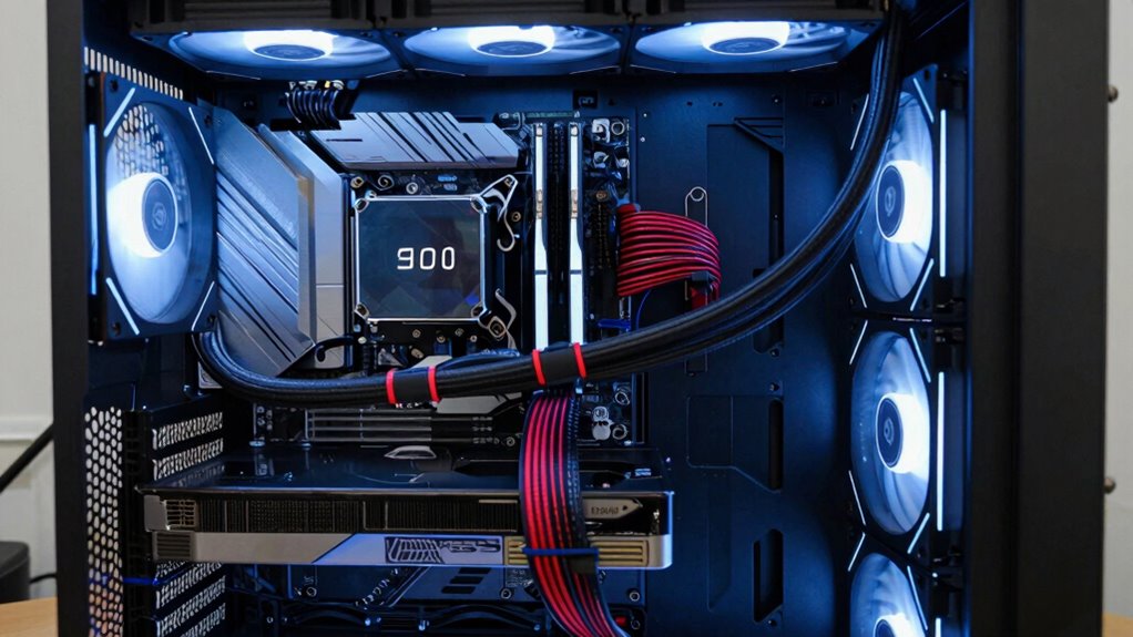 organized cables improve airflow