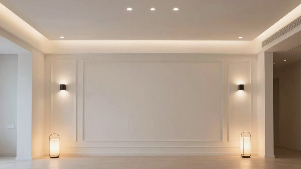 organized cohesive lighting design