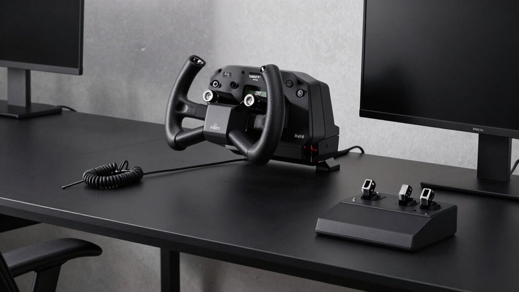 organized ergonomic flight station
