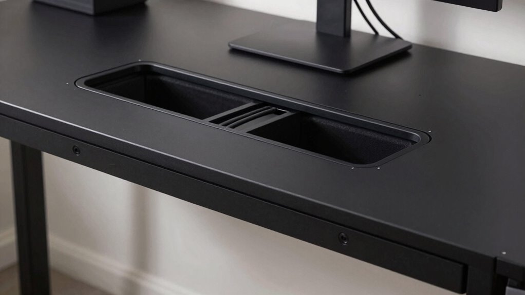 organized flexible cable management
