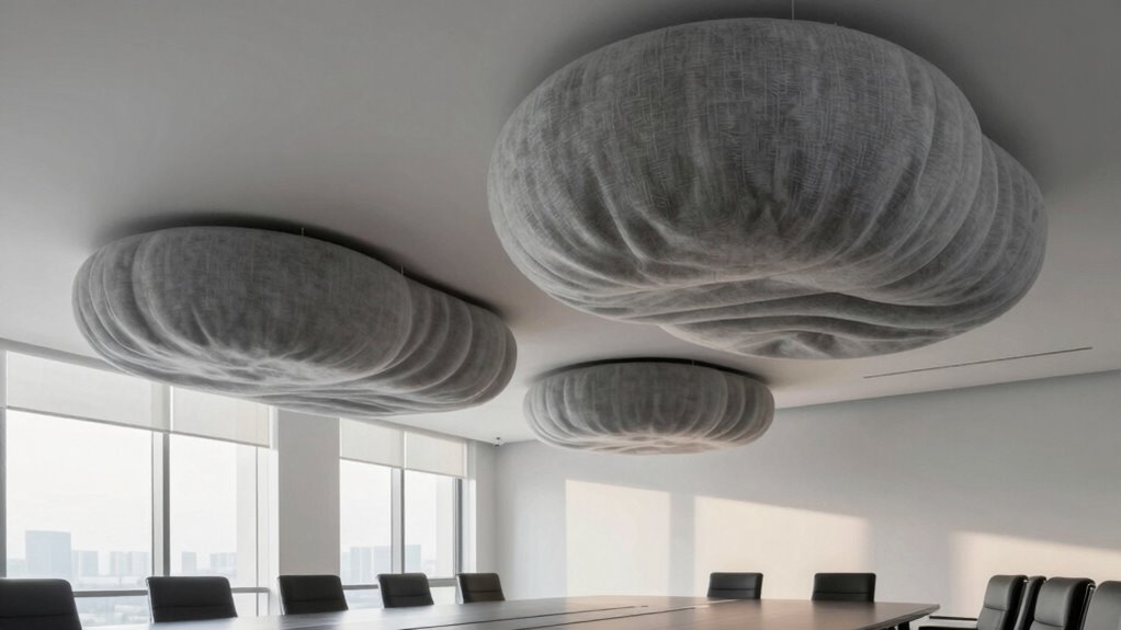overhead sound absorption technology