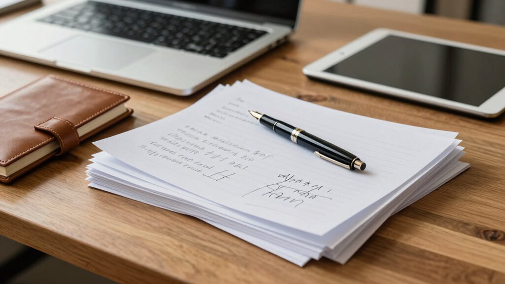 paper for immediate signatures