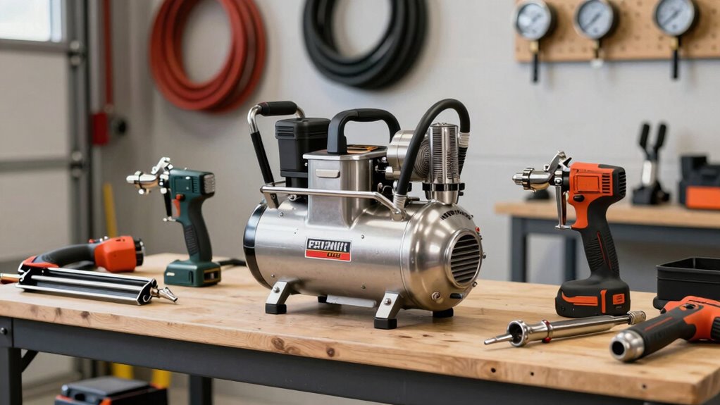 The Garage Compressor Question: Air Needs vs Tool Needs 7 portable flexible quiet efficient