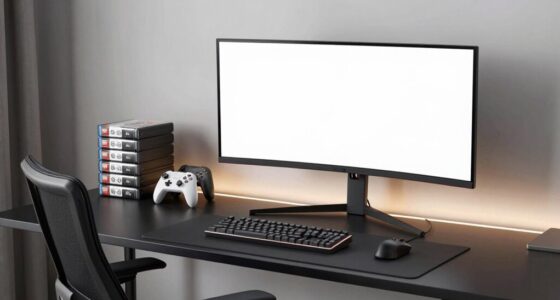 practical clutter free gaming space