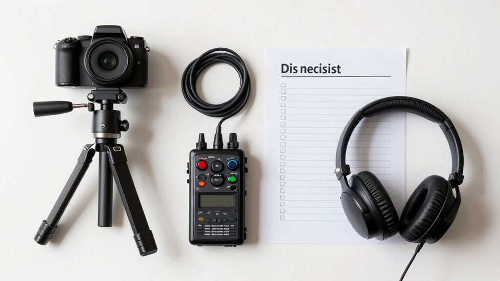 prepare equipment and safety checks