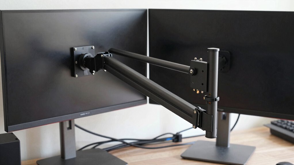 Why Monitor Arms Matter More on Heavy Dual-Screen Desks 8 proper heavy duty monitor mount selection