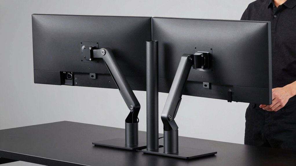 proper heavy monitor arm selection