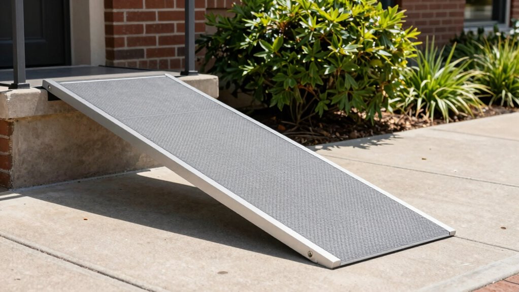 proper ramp slope ensures safety