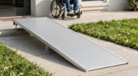 proper slope ensures safe access