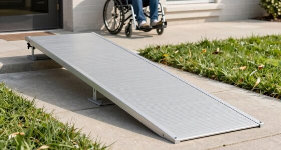 proper slope ensures safe access