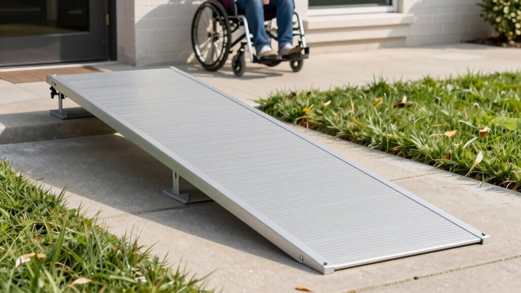proper slope ensures safe access