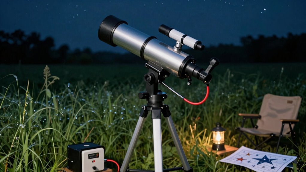 quick telescope alignment routine