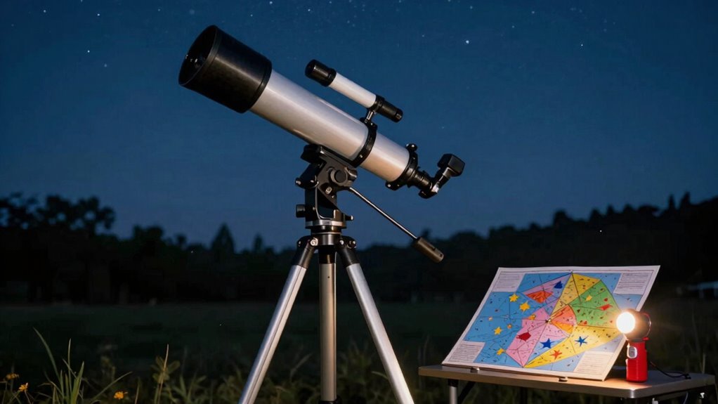 quick telescope alignment routine