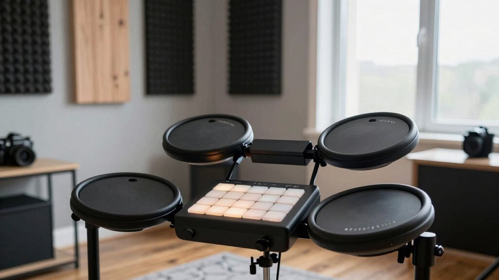 quiet space saving drumming solutions
