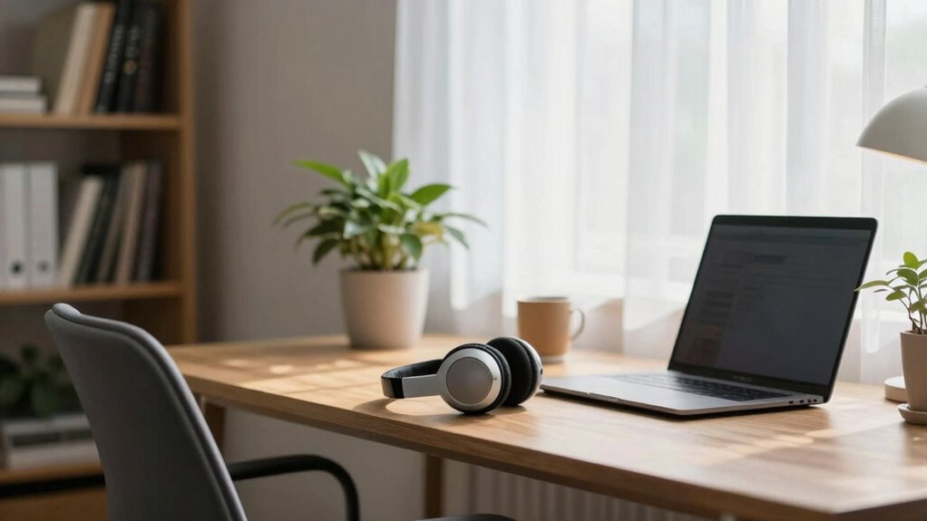 quiet workspace enhances concentration