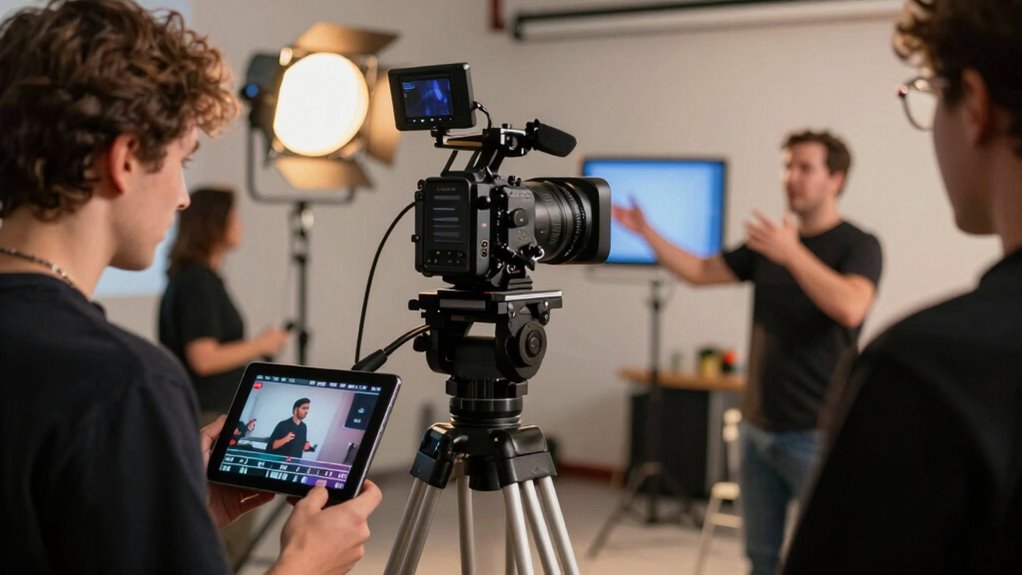 real time shot and lighting oversight