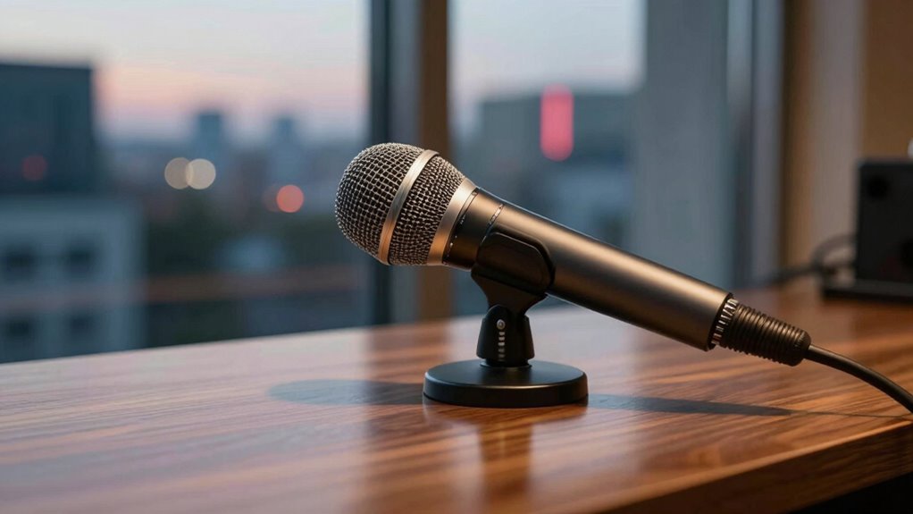 reflection causes harsh recordings