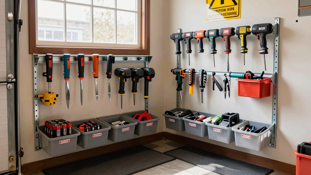 safe organized garage environment