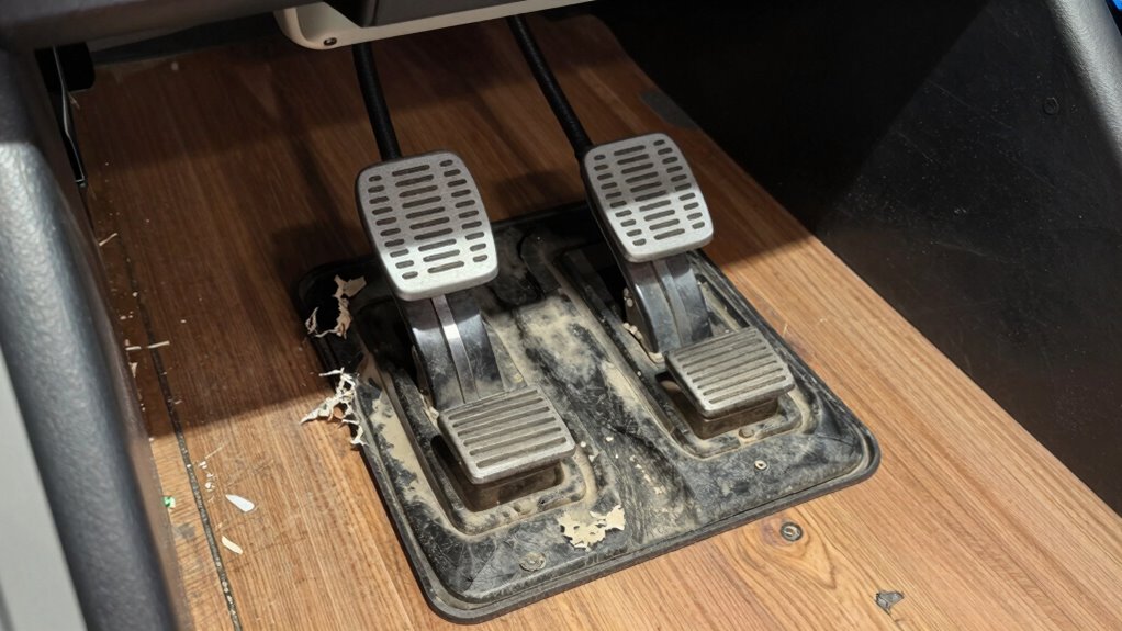 Why Flight Sim Rudder Pedals Need Better Floor Planning 16 secure calibrate stabilize pedals