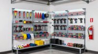 secure garage tool storage