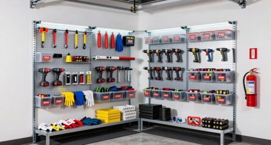 secure garage tool storage