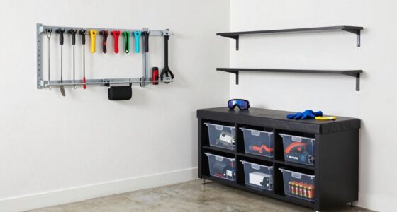 secure garage tool storage