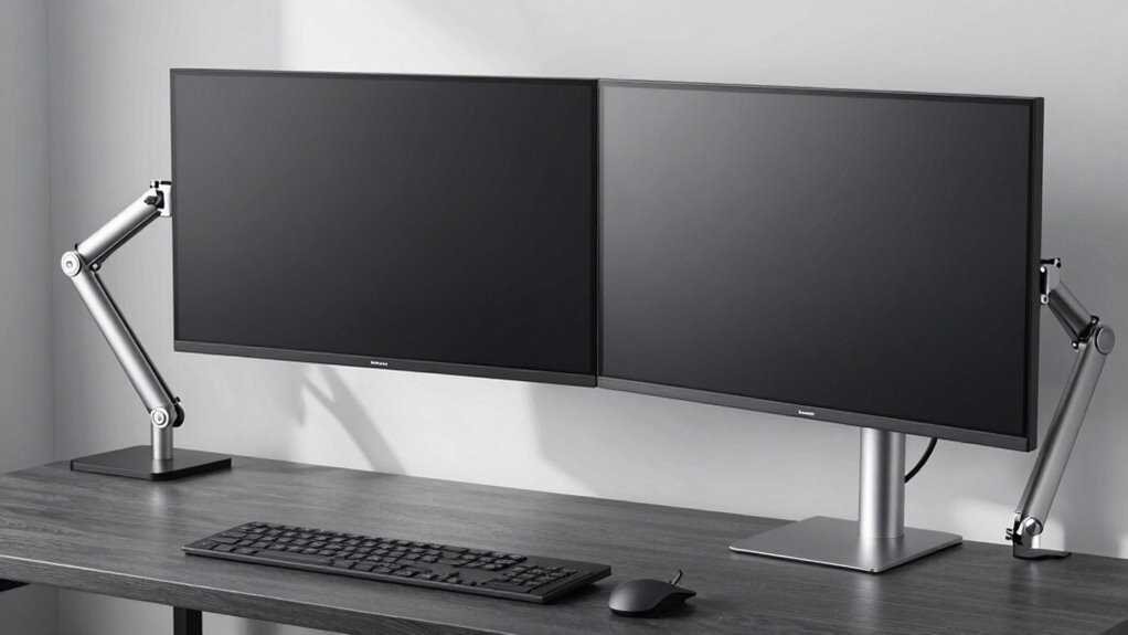 secure organized monitor setup