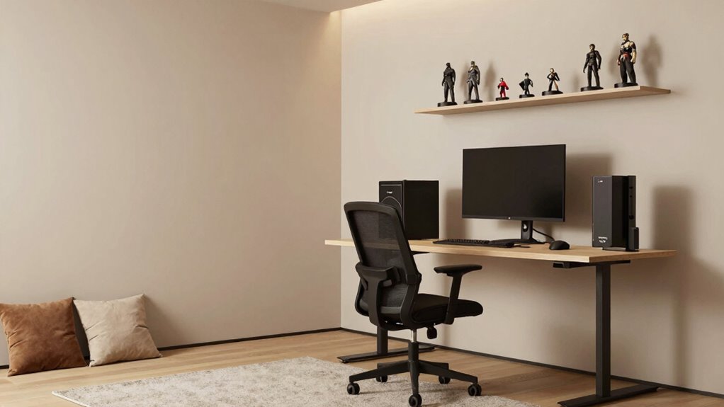 simple functional relaxing decor