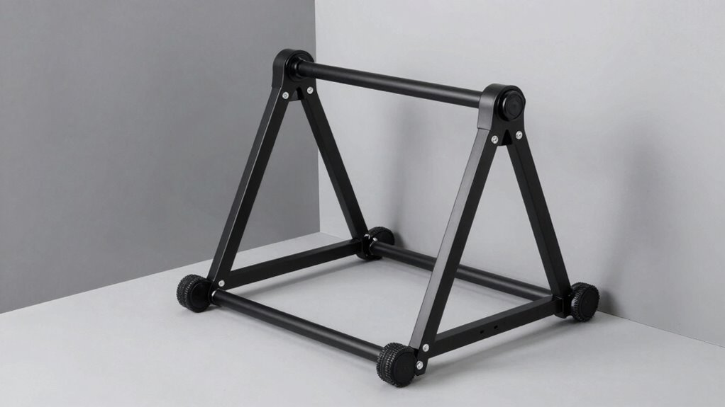 The Wheel Stand Decision That Changes Small-Space Sim Rigs 6 space saving durable adjustable features