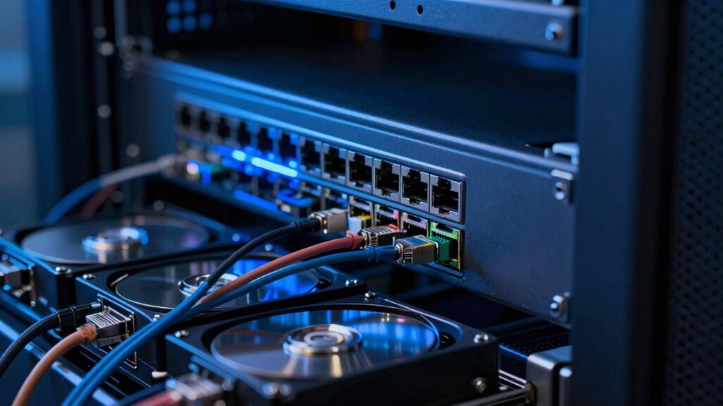 storage limits slow network