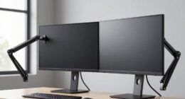 support for heavy dual monitors