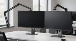 support for heavy dual screens