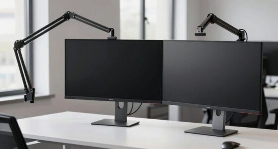 support for heavy dual screens