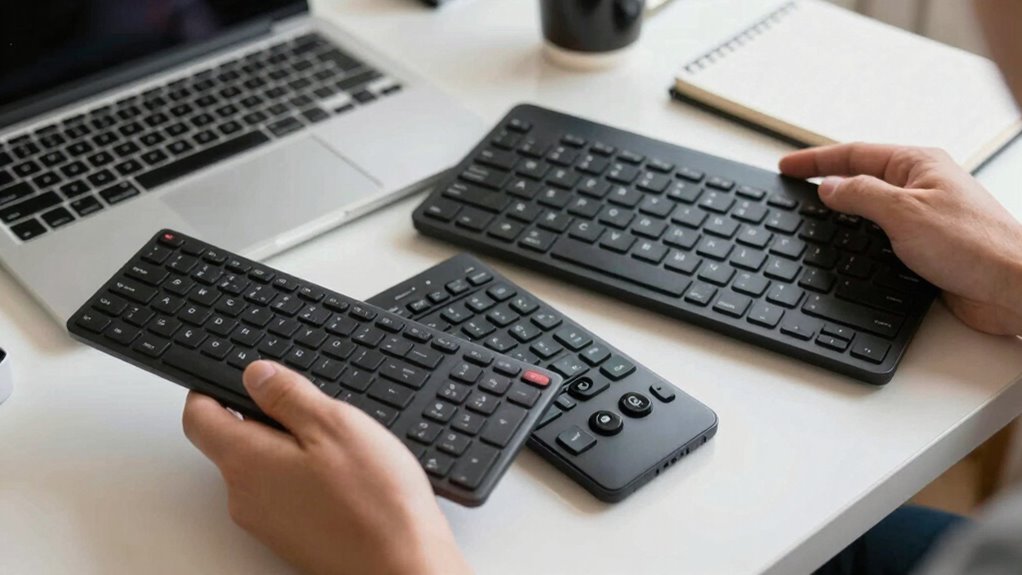 test keyboard size comfort