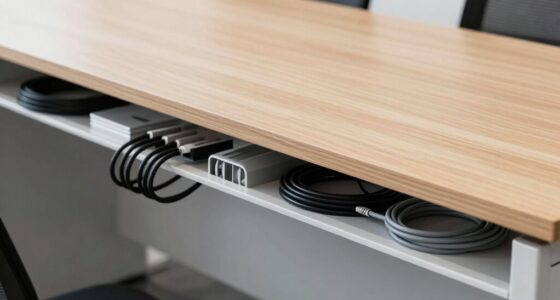 tidy desk improved ambiance