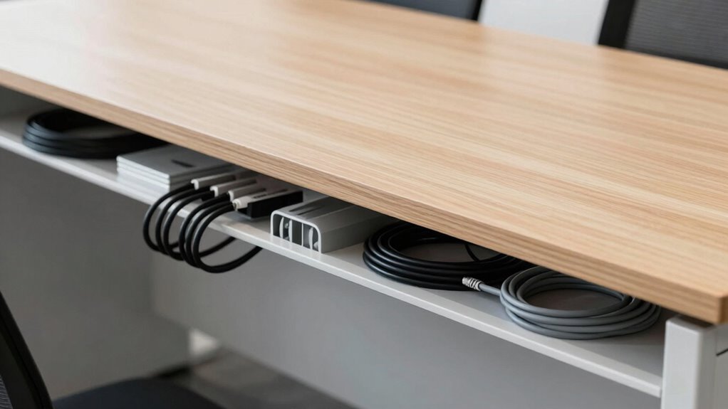 tidy desk improved ambiance