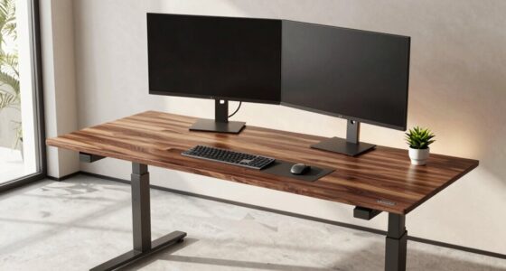 top dual monitor desks