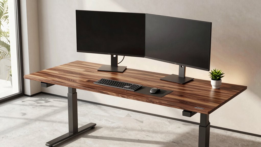 top dual monitor desks