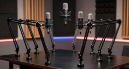 top heavy duty microphone arms