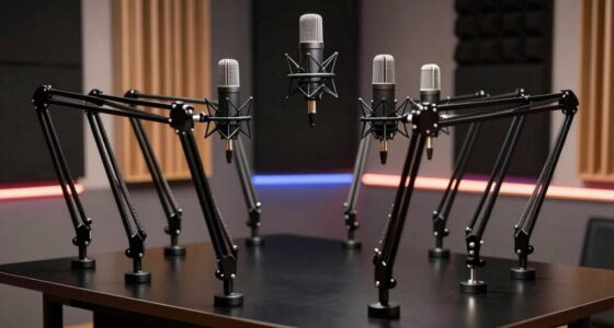 top heavy duty microphone arms
