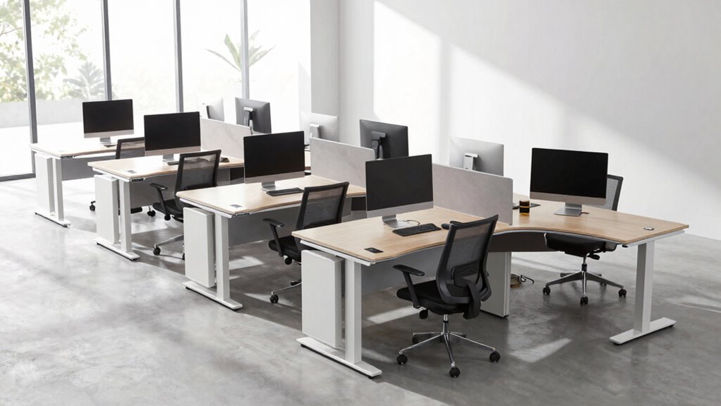 top l shaped desks