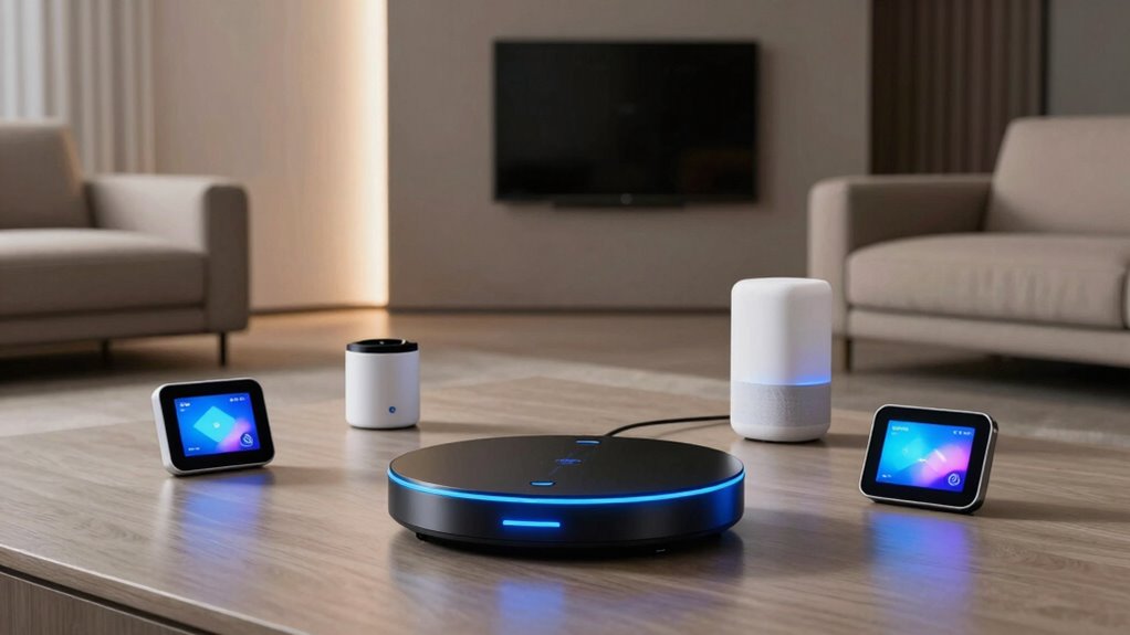 top matter device hubs