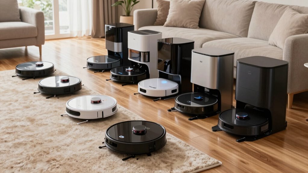 top self emptying robot vacuums