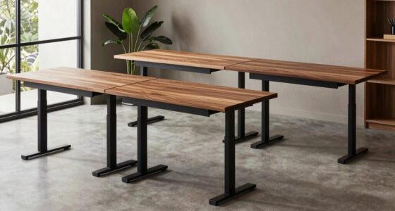 top solid wood standing desks